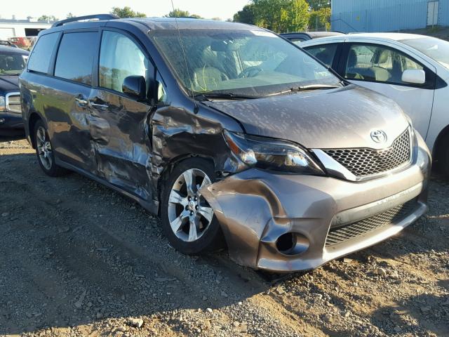 5TDXK3DC0ES493973 - 2014 TOYOTA SIENNA SPO GRAY photo 1