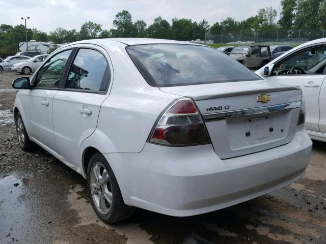 KL1TD5DE9BB115151 - 2011 CHEVROLET AVEO LS WHITE photo 3