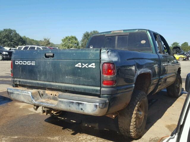 3B7HF13Y61G742280 - 2001 DODGE RAM 1500 GREEN photo 4