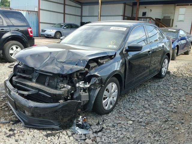 3VW2K7AJ1CM384775 - 2012 VOLKSWAGEN JETTA BASE 黑色 照片 2