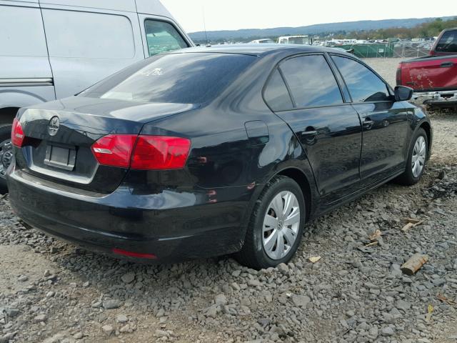 3VW2K7AJ1CM384775 - 2012 VOLKSWAGEN JETTA BASE 黑色 照片 4