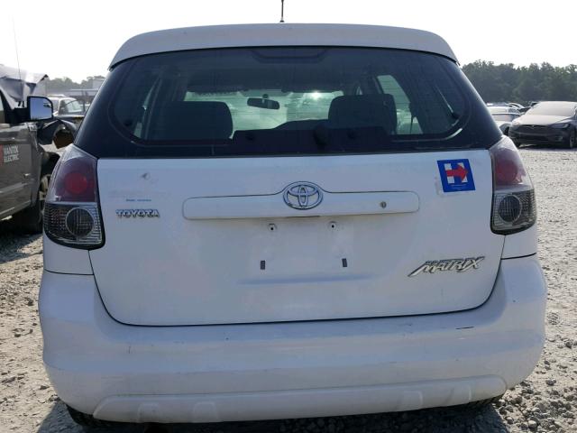 2T1KR32E76C609237 - 2006 TOYOTA COROLLA MA WHITE photo 10