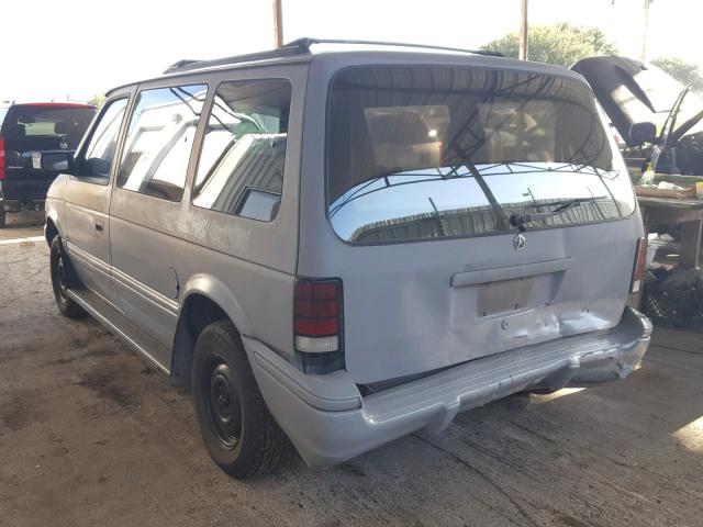 2B4GH2538PR194716 - 1993 DODGE CARAVAN GRAY photo 3