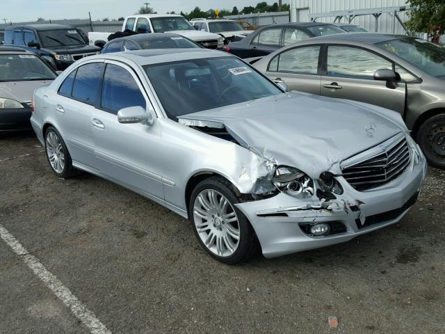 WDBUF56X38B216313 - 2008 MERCEDES-BENZ E 350 SILVER photo 1