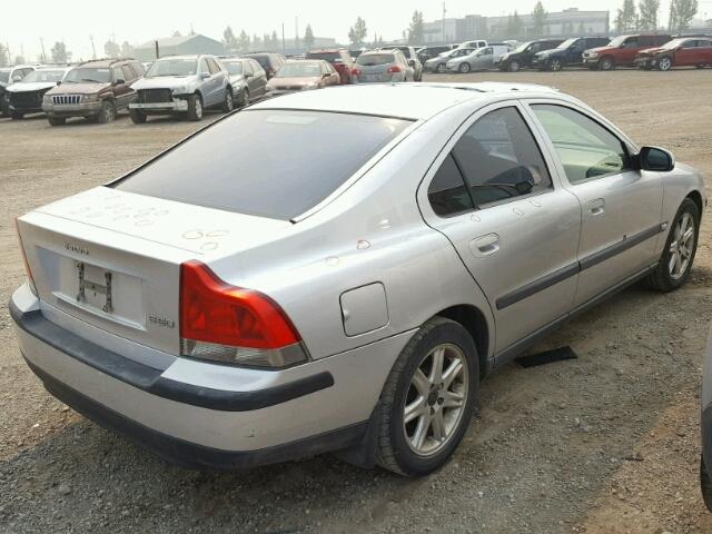 YV1RS61R612088182 - 2001 VOLVO S60 SILVER photo 4