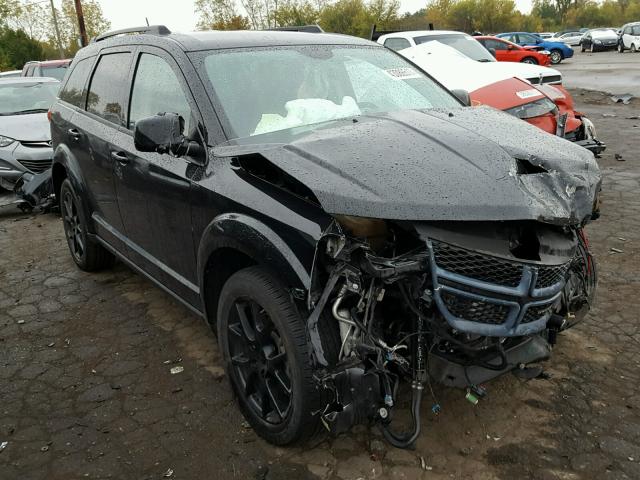 3C4PDDBGXET174107 - 2014 DODGE JOURNEY SX BLACK photo 1