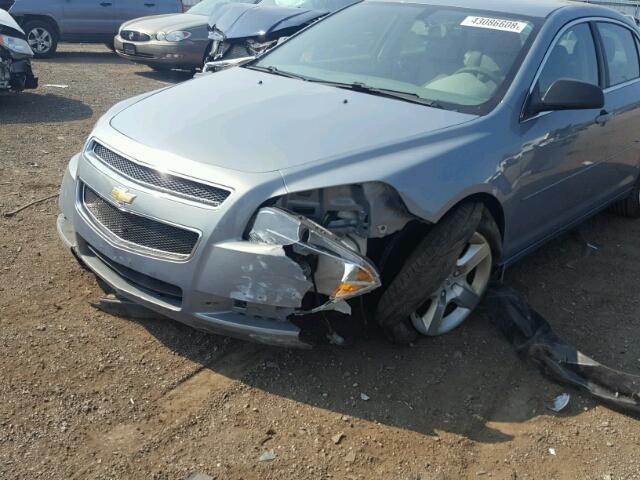 1G1ZG57B69F117236 - 2009 CHEVROLET MALIBU LS Сұр фото 9