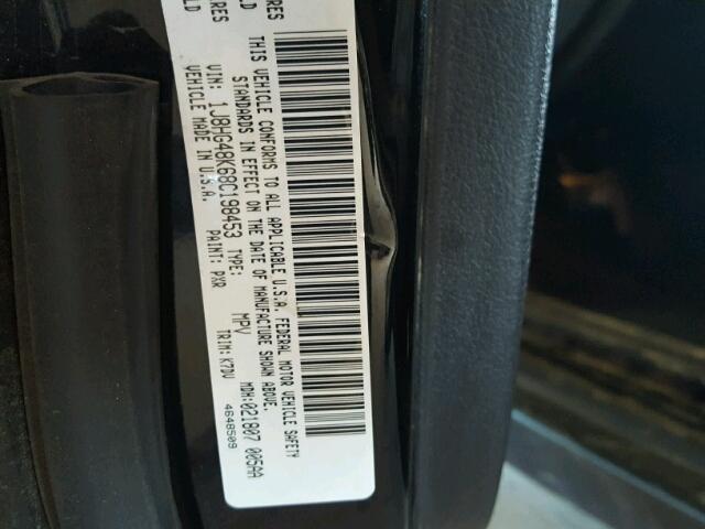 1J8HG48K68C198453 - 2008 JEEP COMMANDER 黑色 照片 10