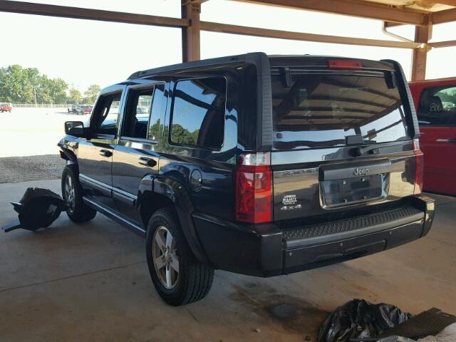 1J8HG48K68C198453 - 2008 JEEP COMMANDER 黑色 照片 3