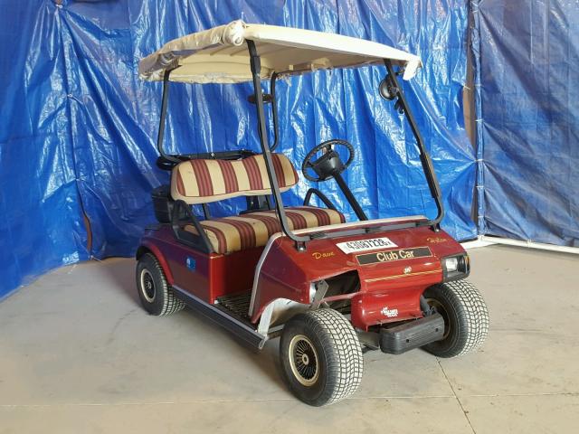 7A0232179386 - 2002 CLUB GOLF CART MAROON photo 1