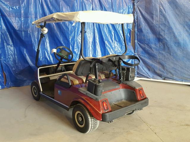 7A0232179386 - 2002 CLUB GOLF CART MAROON photo 3