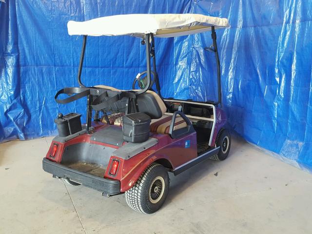 7A0232179386 - 2002 CLUB GOLF CART MAROON photo 4