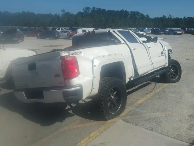 3GCUKREC7HG430926 - 2017 CHEVROLET SILVERADO WHITE photo 4