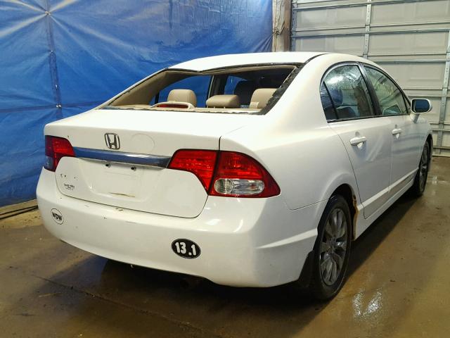 2HGFA16929H500500 - 2009 HONDA CIVIC EXL 白色 照片 4