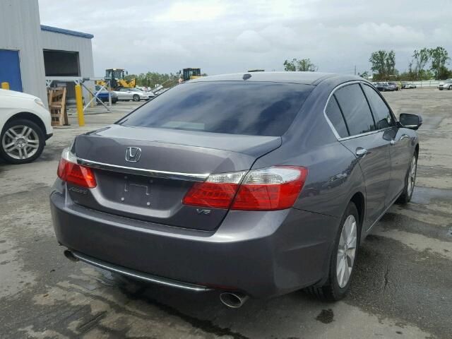 1HGCR3F87FA023636 - 2015 HONDA ACCORD GRAY photo 4