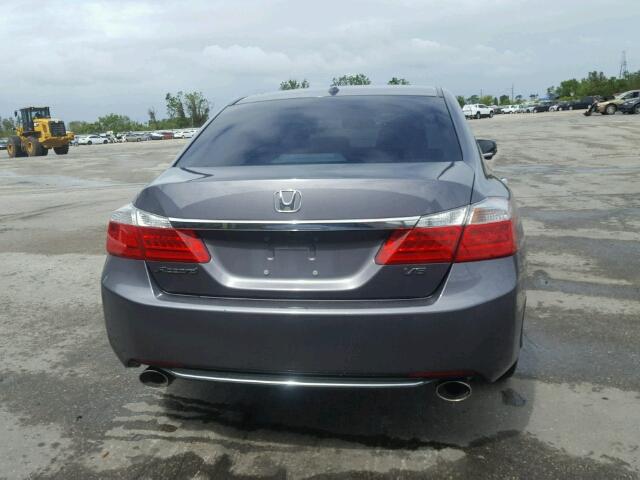 1HGCR3F87FA023636 - 2015 HONDA ACCORD GRAY photo 9