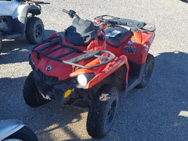 3JBLGAR28HJ003874 - 2017 CAN-AM OUTLANDER RED photo 2