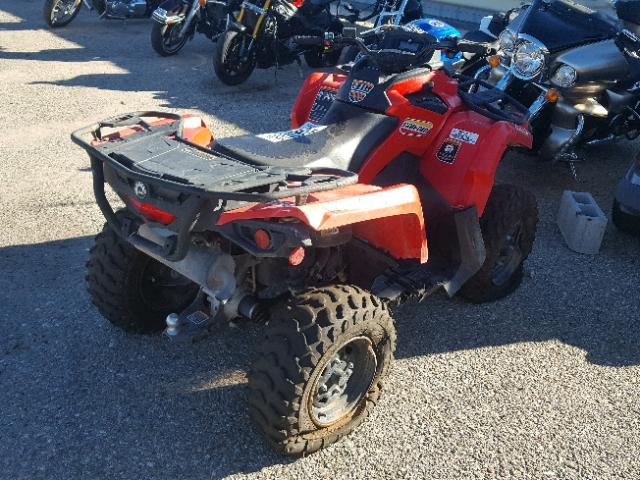 3JBLGAR28HJ003874 - 2017 CAN-AM OUTLANDER RED photo 4