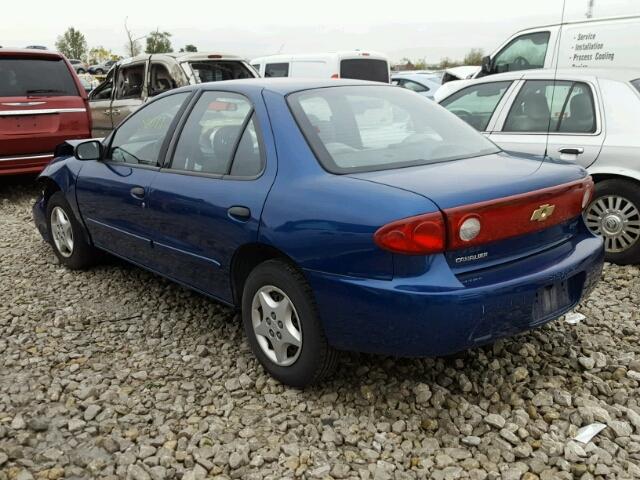 1G1JC52F247373458 - 2004 CHEVROLET CAVALIER BLUE photo 3