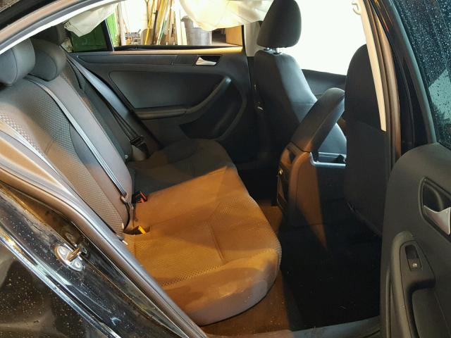 3VW2K7AJ2EM373092 - 2014 VOLKSWAGEN JETTA BASE BLACK photo 6