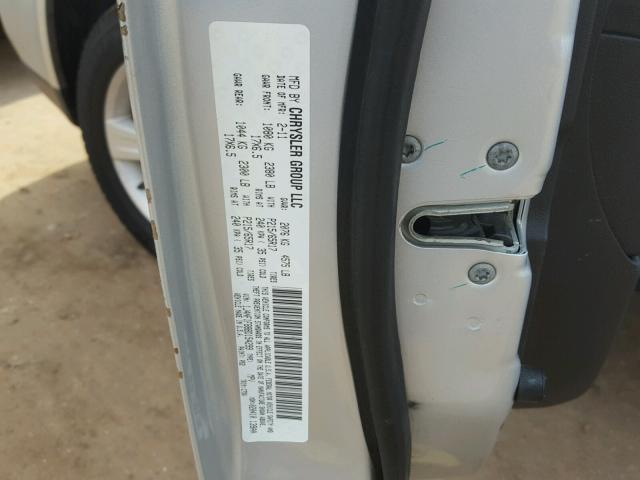 1J4NF1FB8BD154299 - 2011 JEEP COMPASS SP 银色 照片 10