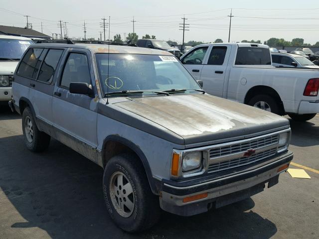 1GNDT13ZXM2305824 - 1991 CHEVROLET BLAZER S10 GRAY photo 1