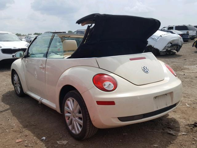 3VWRG31Y18M400986 - 2008 VOLKSWAGEN NEW BEETLE 奶油色 照片 3