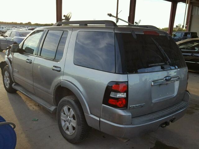 1FMEU63EX8UA11334 - 2008 FORD EXPLORER X GRAY photo 3