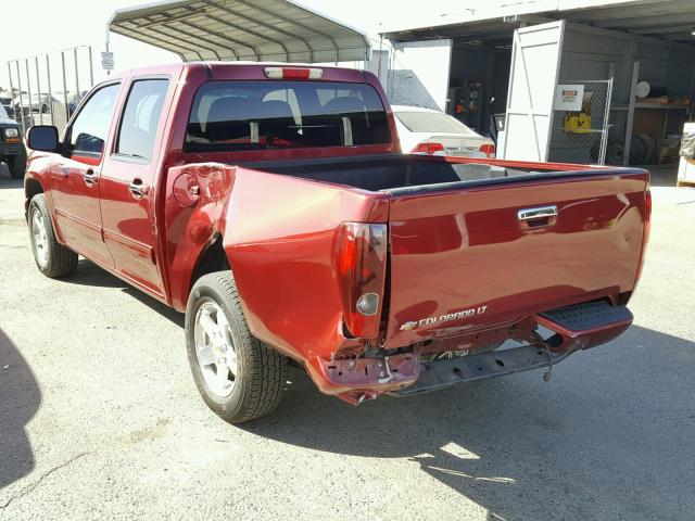 1GCDSCDE2A8101286 - 2010 CHEVROLET COLORADO L BURGUNDY photo 3