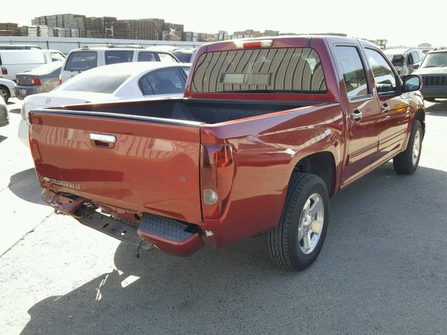 1GCDSCDE2A8101286 - 2010 CHEVROLET COLORADO L BURGUNDY photo 4