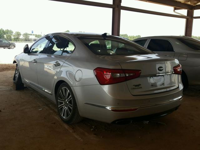 KNALN4D71G5211070 - 2016 KIA CADENZA LU SILVER photo 3