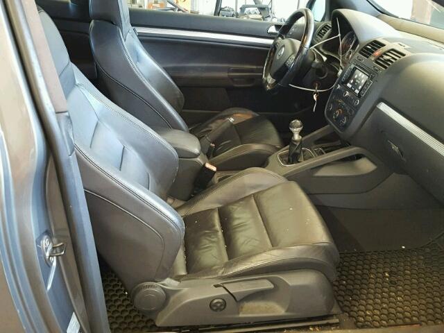 WVWEV71K96W097611 - 2006 VOLKSWAGEN NEW GTI GRAY photo 5