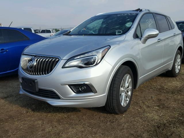 LRBFXDSA4HD123466 - 2017 BUICK ENVISION E SILVER photo 2