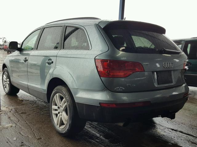 WA1AY74L08D004039 - 2008 AUDI Q7 GREEN photo 3