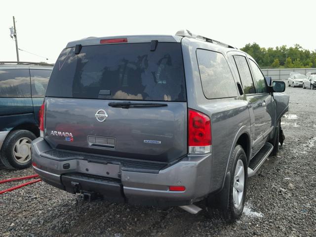 5N1BA0ND2DN609726 - 2013 NISSAN ARMADA SV GRAY photo 4