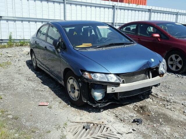 2HGFA1F40AH011408 - 2010 HONDA CIVIC DX-G BLUE photo 1