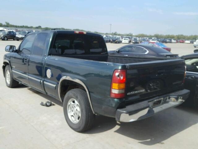 2GCEC19T011114506 - 2001 CHEVROLET SILVERADO GREEN photo 3