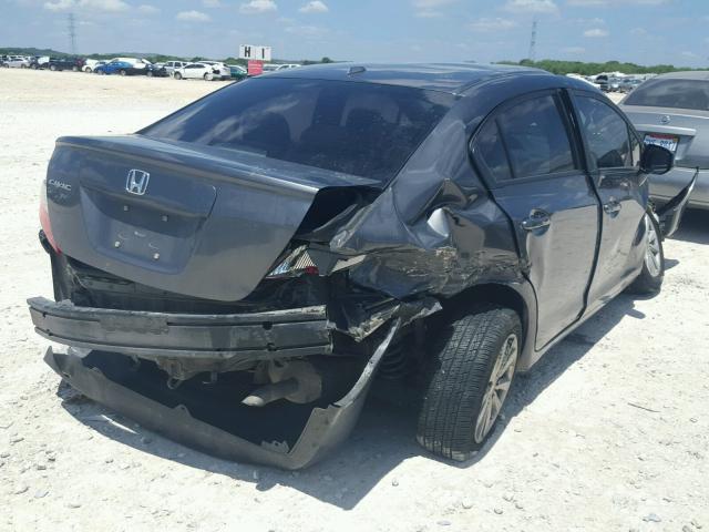 2HGFB2F96CH540346 - 2012 HONDA CIVIC EXL 灰色 照片 4