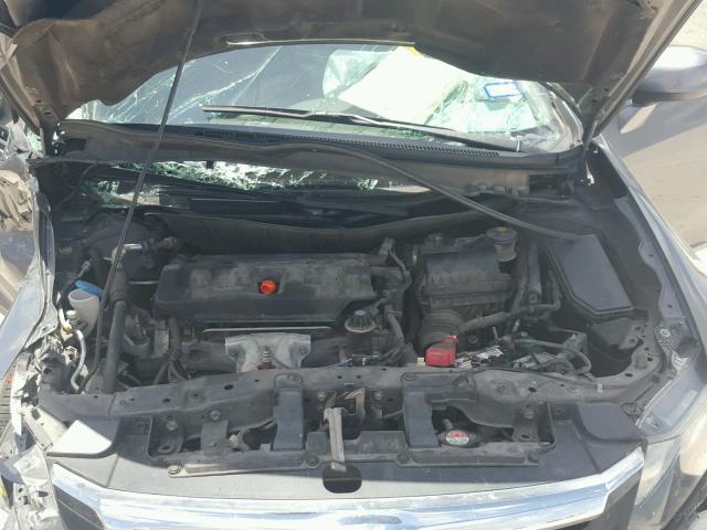2HGFB2F96CH540346 - 2012 HONDA CIVIC EXL 灰色 照片 7