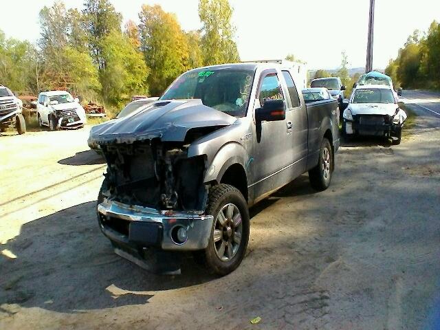 1FTFX1EV4AFB30698 - 2010 FORD F150 SUPER GRAY photo 2