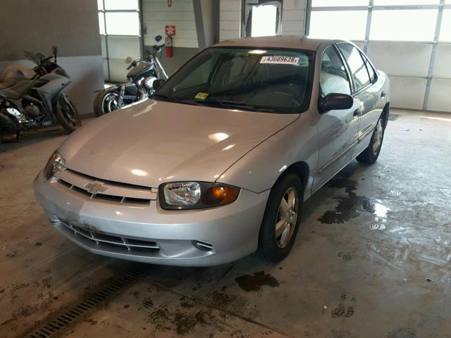 1G1JF52F347266555 - 2004 CHEVROLET CAVALIER L SILVER photo 2