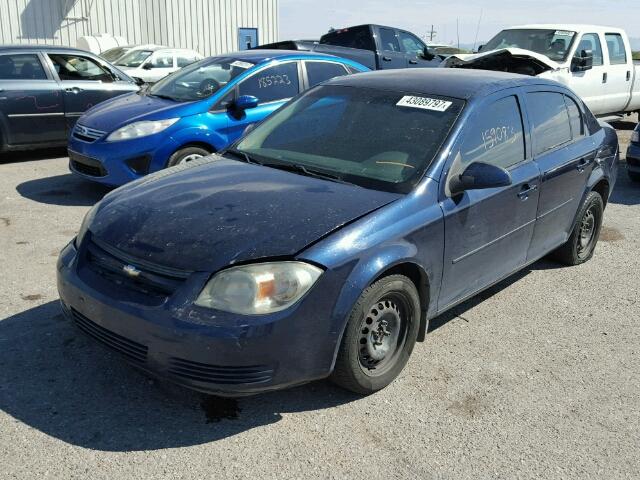 1G1AD5F57A7159205 - 2010 CHEVROLET COBALT 1LT BLUE photo 2