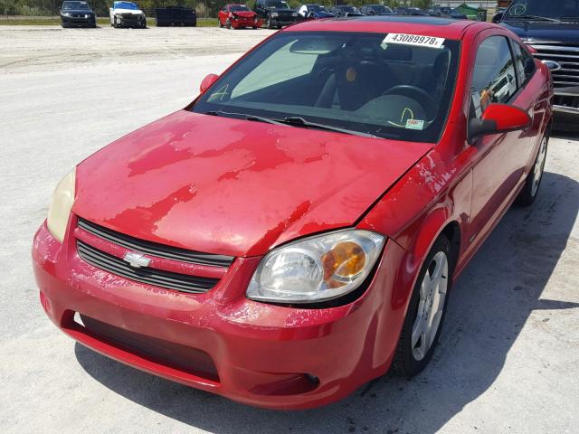1G1AM18B567668440 - 2006 CHEVROLET COBALT SS RED photo 2