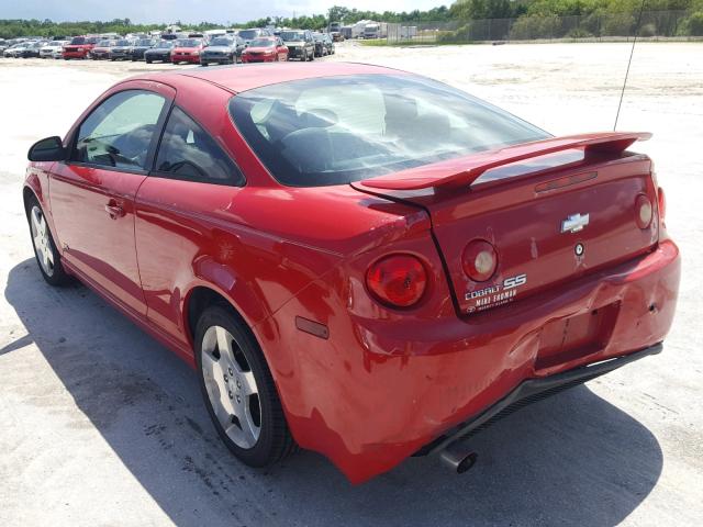 1G1AM18B567668440 - 2006 CHEVROLET COBALT SS RED photo 3