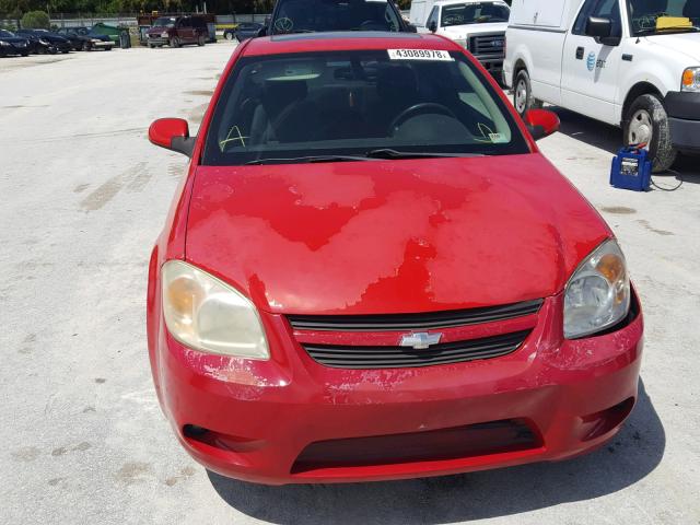 1G1AM18B567668440 - 2006 CHEVROLET COBALT SS RED photo 9