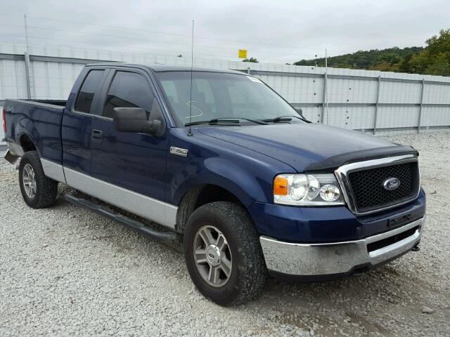 1FTPX14V37KC87080 - 2007 FORD F150 BLUE photo 1