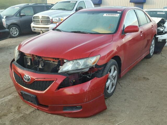 4T1BE46K77U089915 - 2007 TOYOTA CAMRY NEW RED photo 2