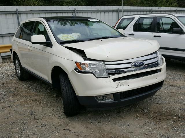 2FMDK48C88BA16390 - 2008 FORD EDGE SEL WHITE photo 1