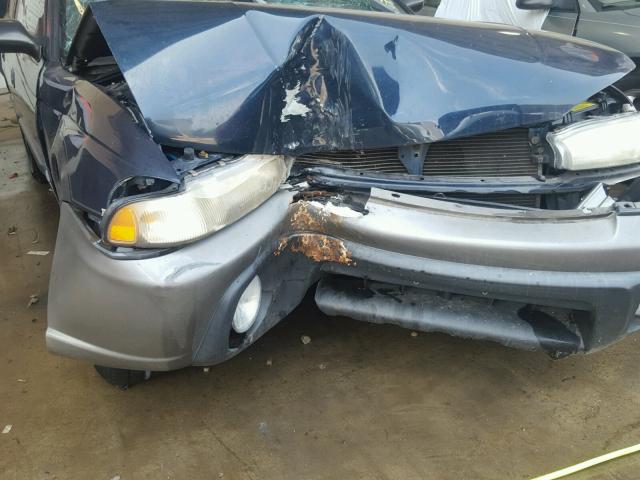 4S3BG6856V7626576 - 1997 SUBARU LEGACY OUT BLUE photo 9