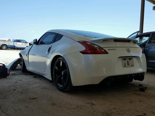 JN1AZ4EHXAM505542 - 2010 NISSAN 370Z WHITE photo 3